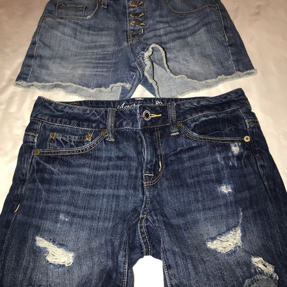 Pants - 🎉SALE🎉2pair of blue jean shorts💗